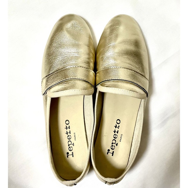 repetto レペット メタリックゴールド マエストロローファーmaestro
