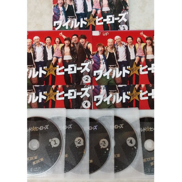 ワイルド ヒーローズ DVD 全5巻 レンタル落ちの通販 by はる's ワイルド ヒーローズ DVD 全5巻 レンタル落ちの通販 by はる's