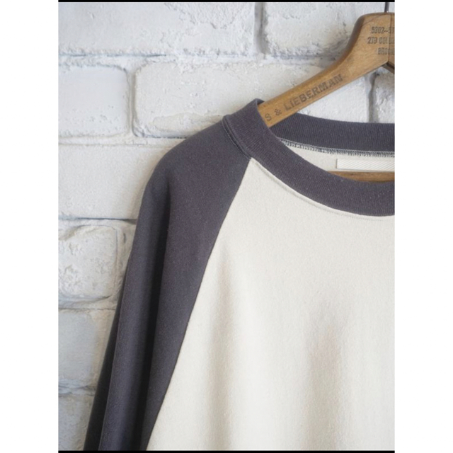 新品未使用】23ss blurhms/ブラームス ラグラン ベースボールT