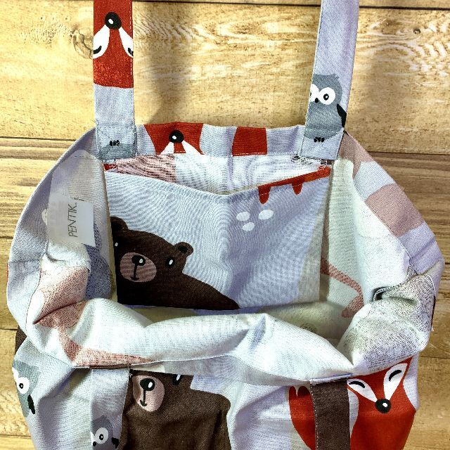 PENTIK エコバッグ 森の動物たち (ゆうパケット匿名) 101