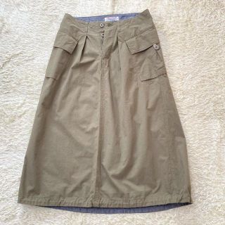 ミリタリーロングスカート ONE WASHの通販 by asioan's shop|ラクマ