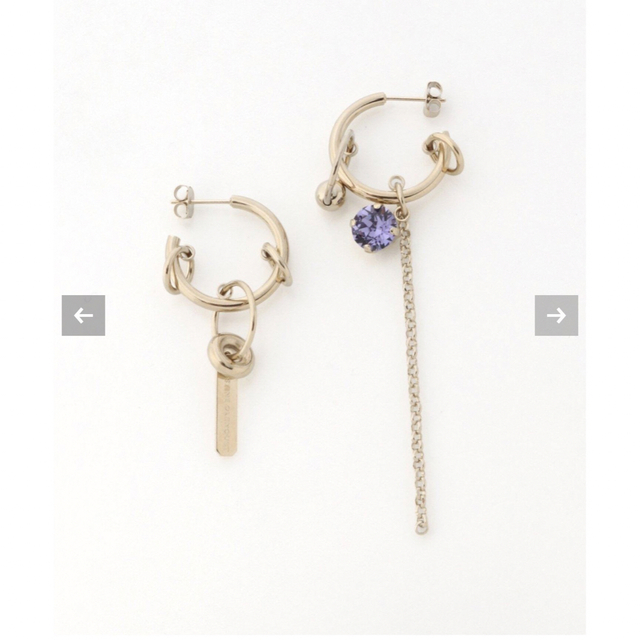 L'Appartement DEUXIEME CLASSE(アパルトモンドゥーズィエムクラス)のJUSTINE CLENQUET/CAT EARRINGS レディースのアクセサリー(ピアス)の商品写真