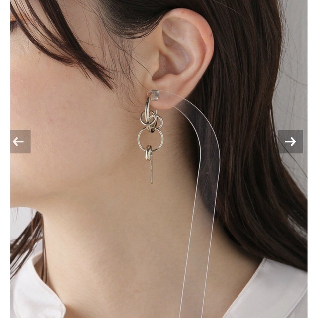 L'Appartement DEUXIEME CLASSE(アパルトモンドゥーズィエムクラス)のJUSTINE CLENQUET/CAT EARRINGS レディースのアクセサリー(ピアス)の商品写真