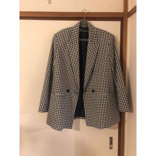 ザラ(ZARA)のZARAギンガムチェックジャケット(テーラードジャケット)