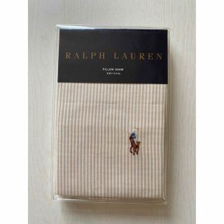 ラルフローレン(Ralph Lauren)のラルフローレン　ピローシャム　ロゴ刺繍入り　カバー(クッションカバー)