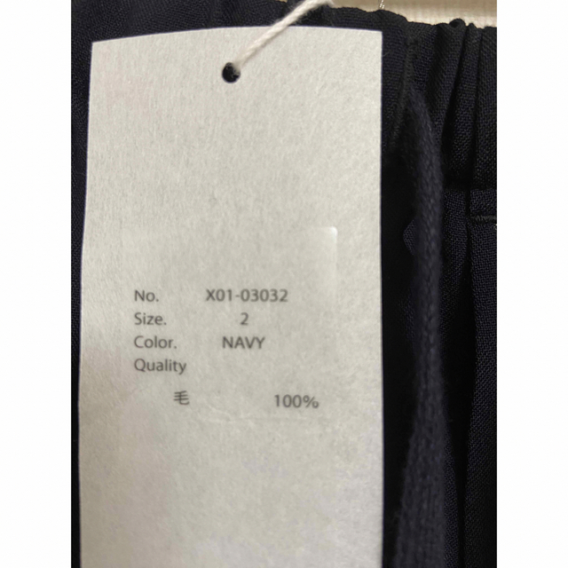 ○新品【comoli】本店限定ウールドローストリングパンツ 23ss サイズ3