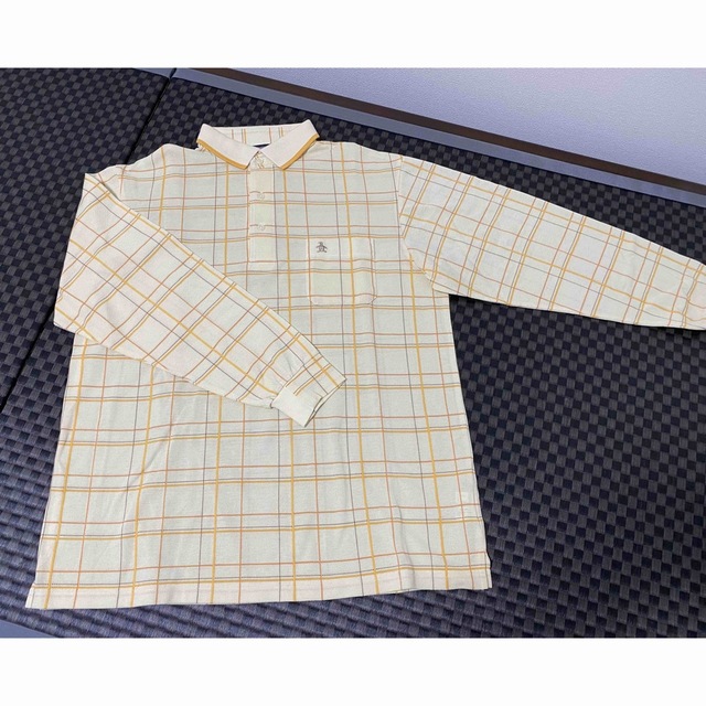 Munsingwear(マンシングウェア)のMunsingwear Grand-Slam マンシング★長袖チェック柄ポロL メンズのトップス(ポロシャツ)の商品写真