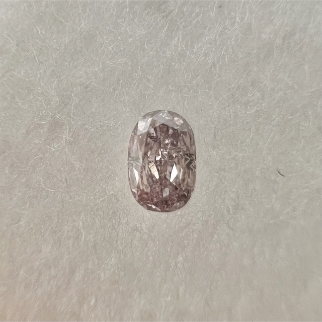 ピンクダイヤモンド ルース 0.047ct オーバル ソーティング付き