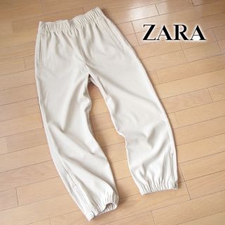 値下LOHEN ローヘン ランダムタックハイウエストパンツ ホワイト