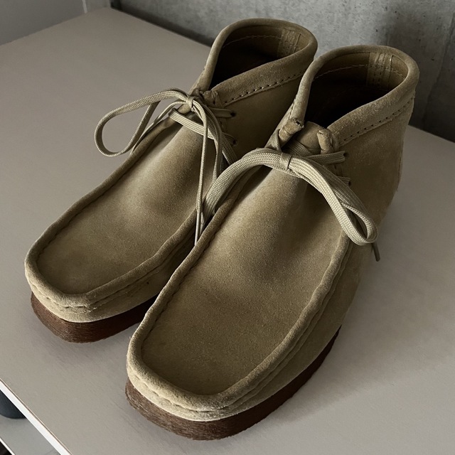 クラークス　clarks ワラビー　ブーツ　ベージュ　UK6