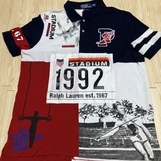 POLO RALPH LAUREN - polo ralph lauren stadium 1992 ポロシャツ Lの ...
