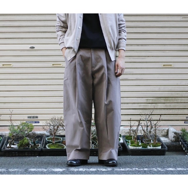 STUDIO NICHOLSON SORTE CLAY VOLUME PANT - www