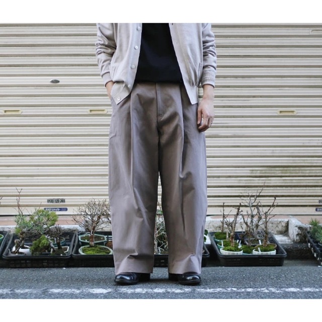 STUDIO NICHOLSON SORTE CLAY VOLUME PANT