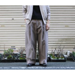 スタジオニコルソン(STUDIO NICHOLSON)のSTUDIO NICHOLSON SORTE CLAY VOLUME PANT(スラックス)