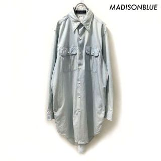 マディソンブルー(MADISONBLUE)のMADISONBLUE マディソンブルー★長袖デニムシャツワンピース(ひざ丈ワンピース)