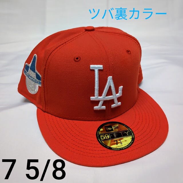 新品 海外限定 NEWERA キャップ オレンジ ドジャース 7 5/8 | www