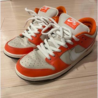 ナイキ(NIKE)のNIKE dunk sb Low Orange box オレンジ28.5㎝(スニーカー)