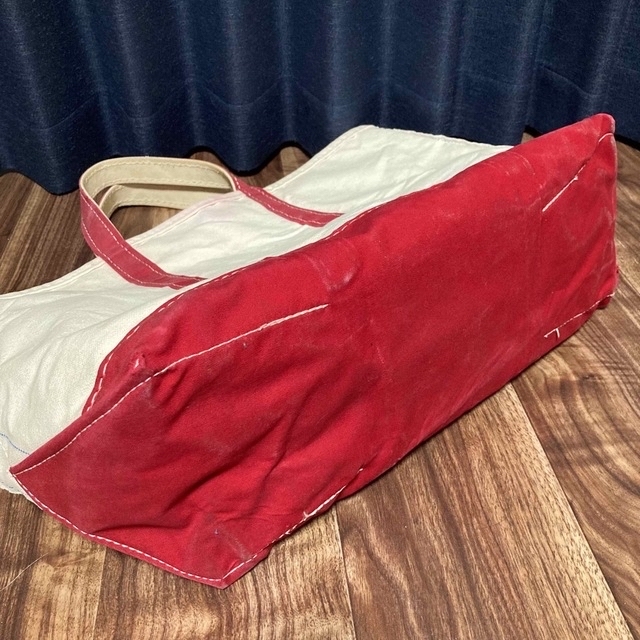 80 トート ビンテージ ギザタグ 赤