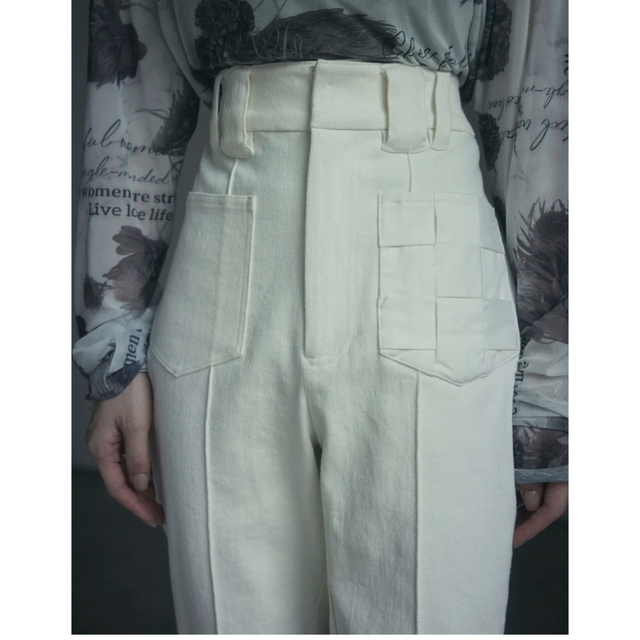 ANDREA&Co. KNITTING POCKET DENIM PANTS 最高級のスーパー ogawask.com