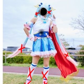 4月15までお値下 キュアスカイ 大人 コスプレ衣装(コスプレ)