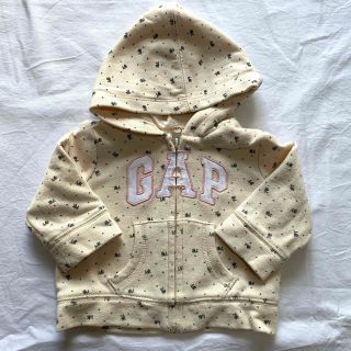 ベビーギャップ(babyGAP)のベビーギャップ　パーカー　女の子　小花柄(トレーナー)