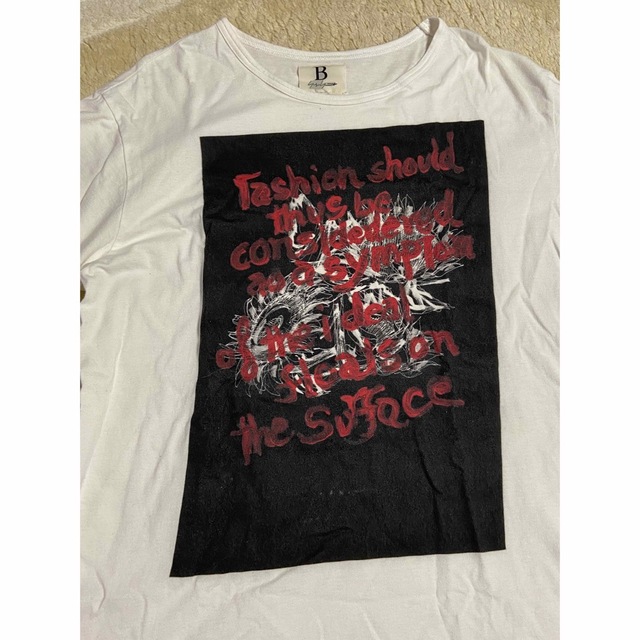 Yohji Yamamoto(ヨウジヤマモト)のじゅんちゃん様専用　B Yohji Yamamoto 朝倉優佳 Tシャツ メンズのトップス(Tシャツ/カットソー(半袖/袖なし))の商品写真