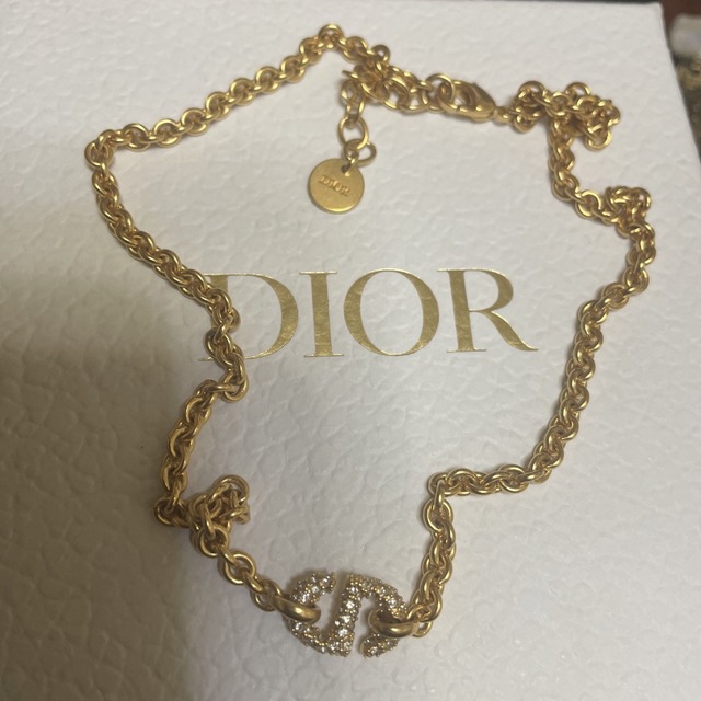 Christian Dior - クリスチャン・ディオール　ネックレス　CD キラキラ