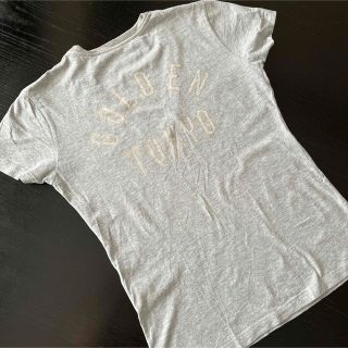 ゴールデングース(GOLDEN GOOSE)のGOLDEN GOOSE バックプリント Ｖネック Tシャツ xsサイズ(Tシャツ(半袖/袖なし))