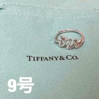 ティファニー(Tiffany & Co.)の希少【ティファニー】love リング　9号(リング(指輪))