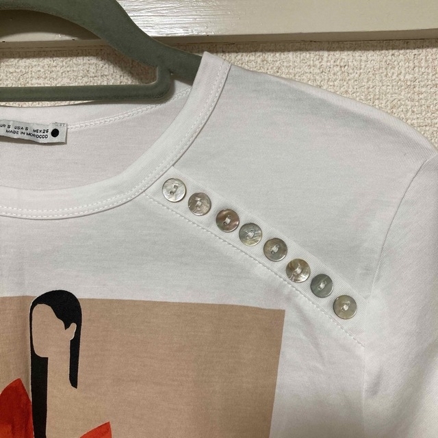 ZARA(ザラ)のZARA Tシャツ　レディース レディースのトップス(Tシャツ(半袖/袖なし))の商品写真