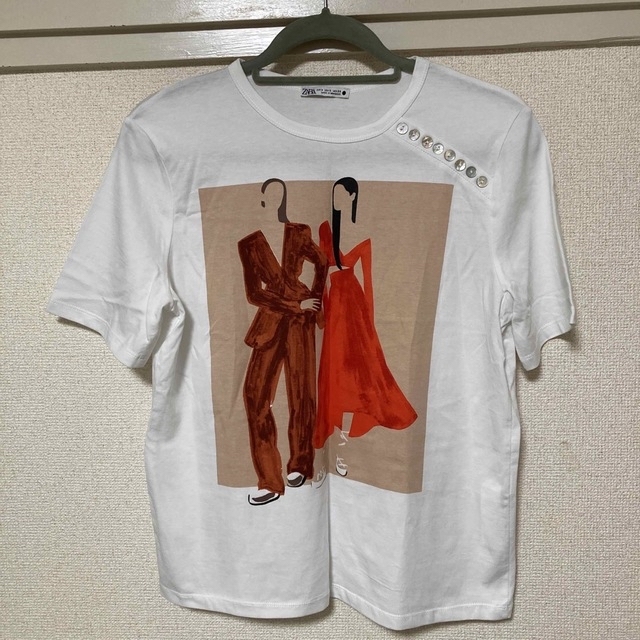 ZARA(ザラ)のZARA Tシャツ　レディース レディースのトップス(Tシャツ(半袖/袖なし))の商品写真