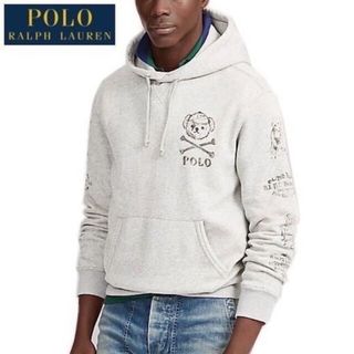 ポロラルフローレン(POLO RALPH LAUREN)の美品 希少 Ｍ スケッチ ポロベア スウェット パーカー ポロ ラルフローレン(パーカー)