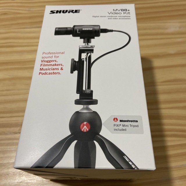 SHURE MV88＋ Video Kit スマホ用マイク　ほぼ新品