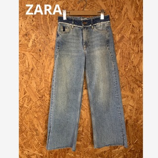 ザラ(ZARA)のヒメモさま　ZARA BASIC ザラ　ダメージデニム　デニムパンツ ビンテージ(デニム/ジーンズ)