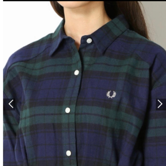 FRED PERRY(フレッドペリー)のFRED PERRY タータンチェック　シャツワンピース レディースのトップス(シャツ/ブラウス(長袖/七分))の商品写真