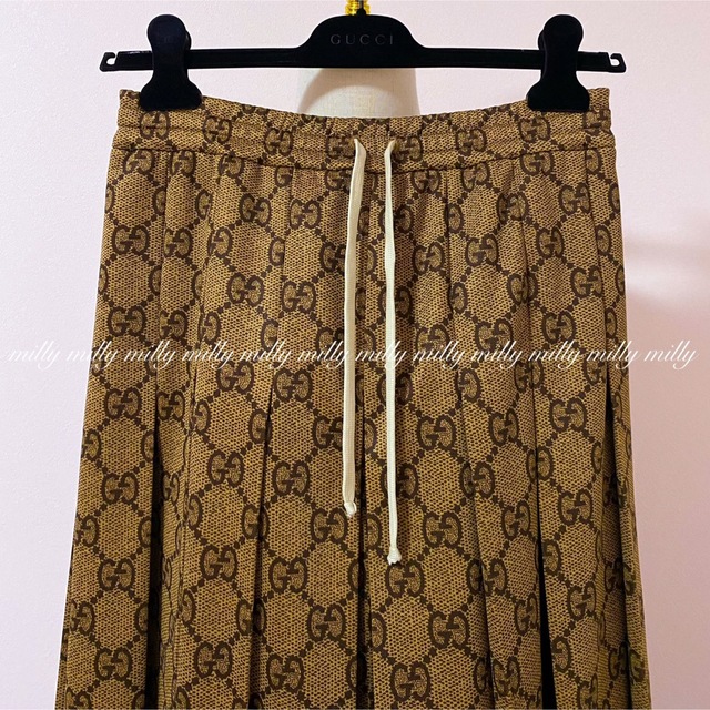 【GUCCI】GGテクニカルジャージースカート 【GUCCI】GGテクニカルジャージースカート