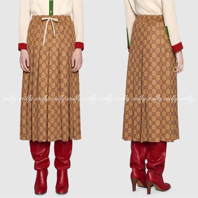 GUCCI - 【GUCCI】GGテクニカルジャージースカートの通販 by GUCCI - 【GUCCI】GGテクニカルジャージースカートの通販 by