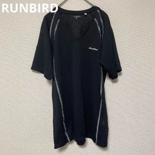 ランバード(RUNBIRD)の2451 RUNBIRD トップス ジャージ メッシュ 黒 スポーツ(Tシャツ/カットソー(半袖/袖なし))