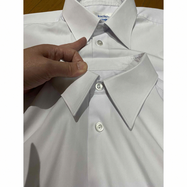 カンコー　ワイシャツ　半袖　2枚　男の子　165 メンズのトップス(シャツ)の商品写真