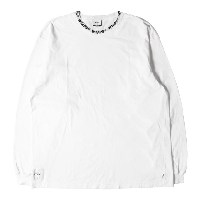 W)taps(ダブルタップス)のWTAPS ダブルタップス Tシャツ リブロゴ ロングスリーブTシャツ PYN. DESIGN LS 01 TEE  20SS ホワイト 白 XL トップス カットソー 長袖 プルオーバー 【メンズ】【中古】 メンズのトップス(Tシャツ/カットソー(七分/長袖))の商品写真