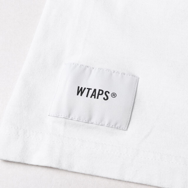 W)taps(ダブルタップス)のWTAPS ダブルタップス Tシャツ リブロゴ ロングスリーブTシャツ PYN. DESIGN LS 01 TEE  20SS ホワイト 白 XL トップス カットソー 長袖 プルオーバー 【メンズ】【中古】 メンズのトップス(Tシャツ/カットソー(七分/長袖))の商品写真