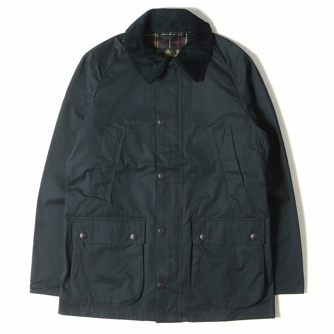 BARBOUR バブアー ジャケット ビデイル ピーチスキン ノンワックスジャケット PEACHED SL BEDALE 22SS ネイビー 紺 38 M アウター ブルゾン コート  【メンズ】