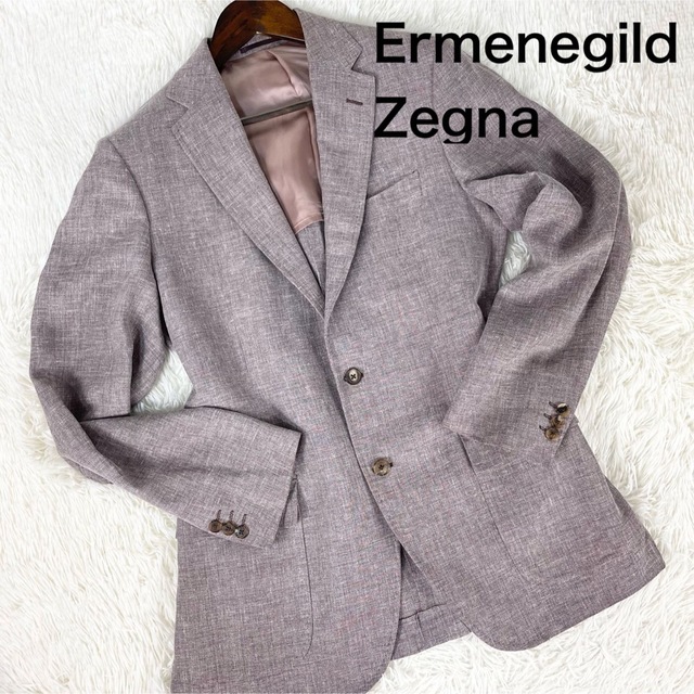 Ermenegildo Zegna - 【大人の風格☆】ゼニア ジャケット 麻 シルク混