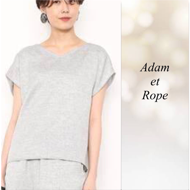 Adam et Rope'(アダムエロぺ)の【Adam et Ropeアダムエロペ】ノースリーブブラウス レディースのトップス(シャツ/ブラウス(半袖/袖なし))の商品写真