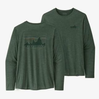 パタゴニア(patagonia)のパタゴニア ロングスリーブ キャプリーン クールデイリー グラフィックシャツ(Tシャツ/カットソー(七分/長袖))