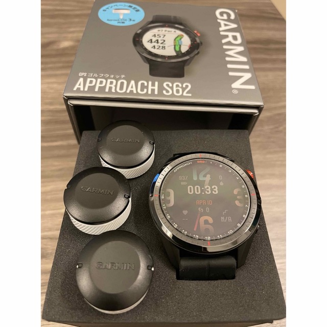 GARMIN ガーミン Approach S62 CT10 3個付 ブラック