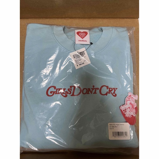 GirlsDonGirls Don't Cry GDC Angel Crewneck Blue