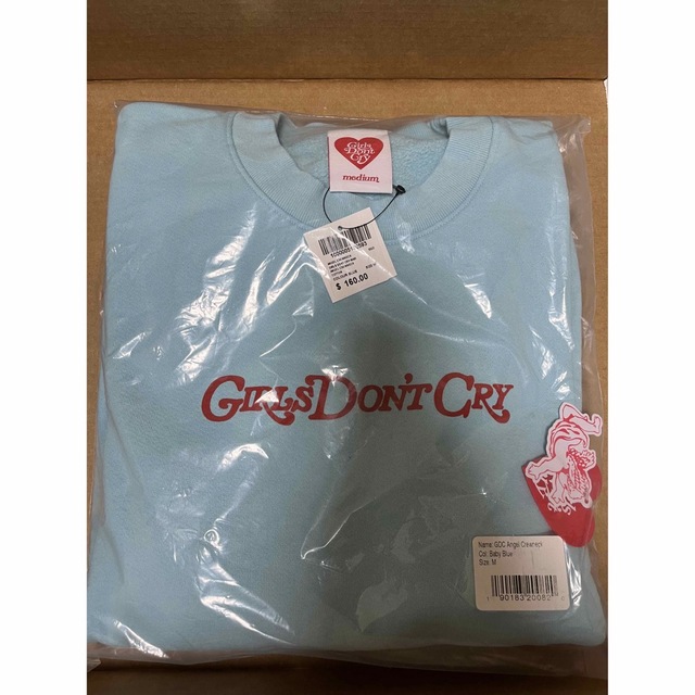 Girls Don't Cry(ガールズドントクライ)のGirls Don't Cry GDC Angel Crewneck Blue メンズのトップス(スウェット)の商品写真