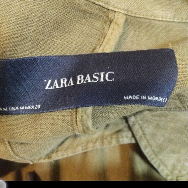 ZARA(ザラ)のZARA BASIC ☆M☆ リネンコート レディースのジャケット/アウター(ロングコート)の商品写真