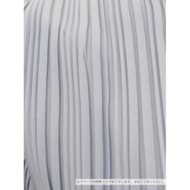 ClaSTEllaR 完売品 PLEATED LONG DRESS ブルー